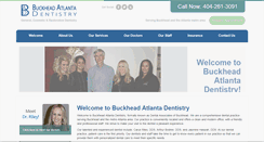 Desktop Screenshot of dentalassociatesofbuckhead.com